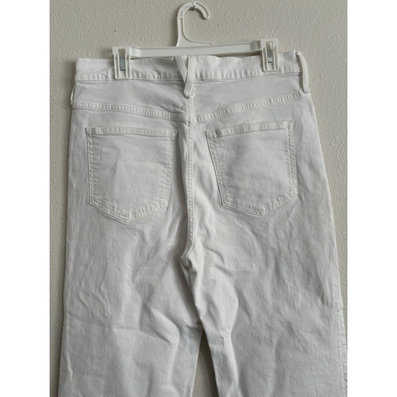 J.‎ Crew Slim Wide Leg Jeans  Women's Size 31   White Denim - Picture 6 of 14